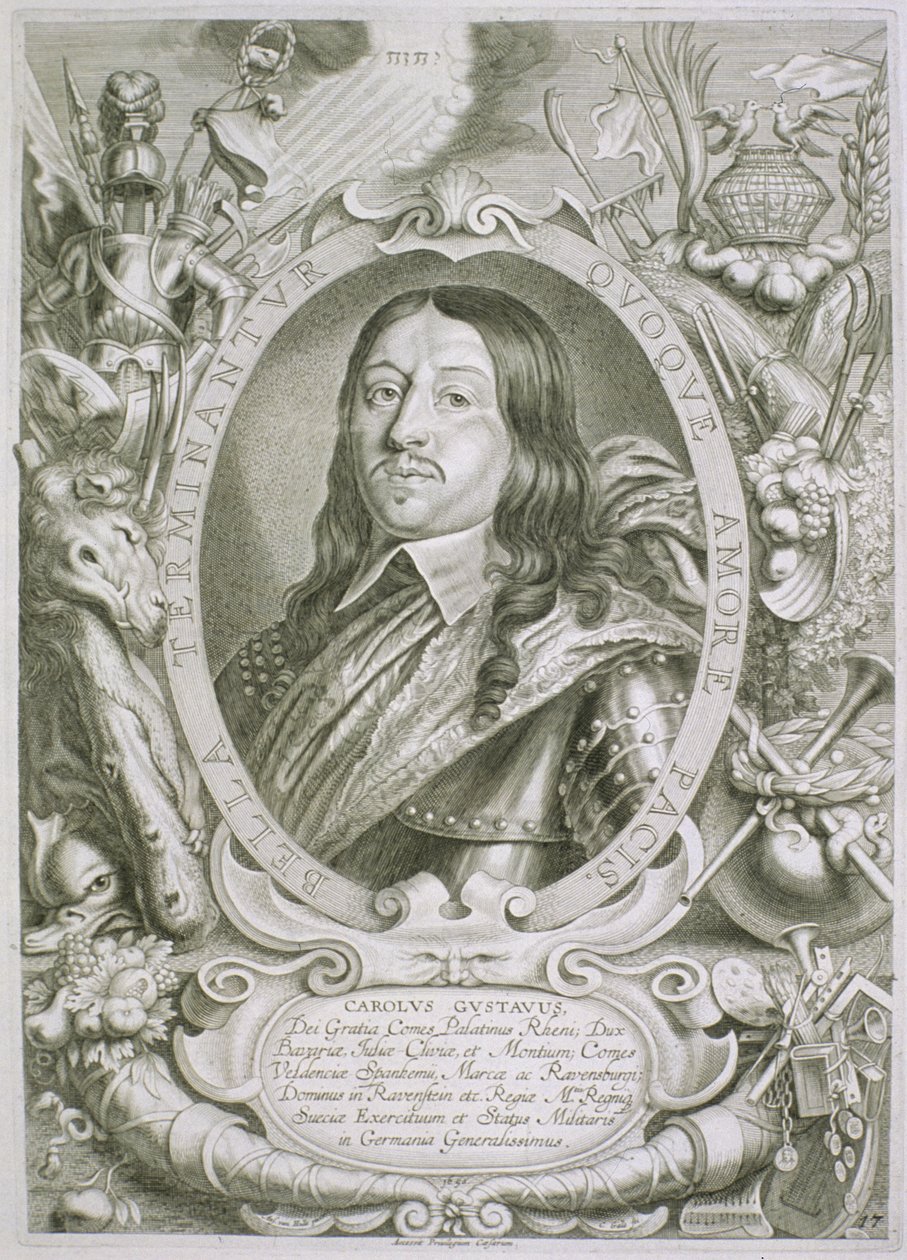 Karl X. Gustav (1622-60) König von Schweden, aus 