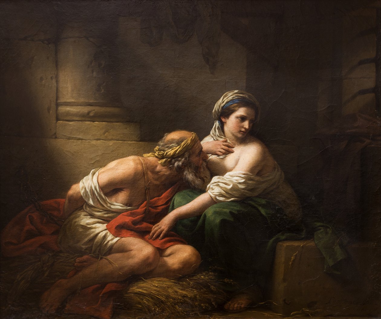 Römische Nächstenliebe, 1782 von Anthelme Francois Lagrenee