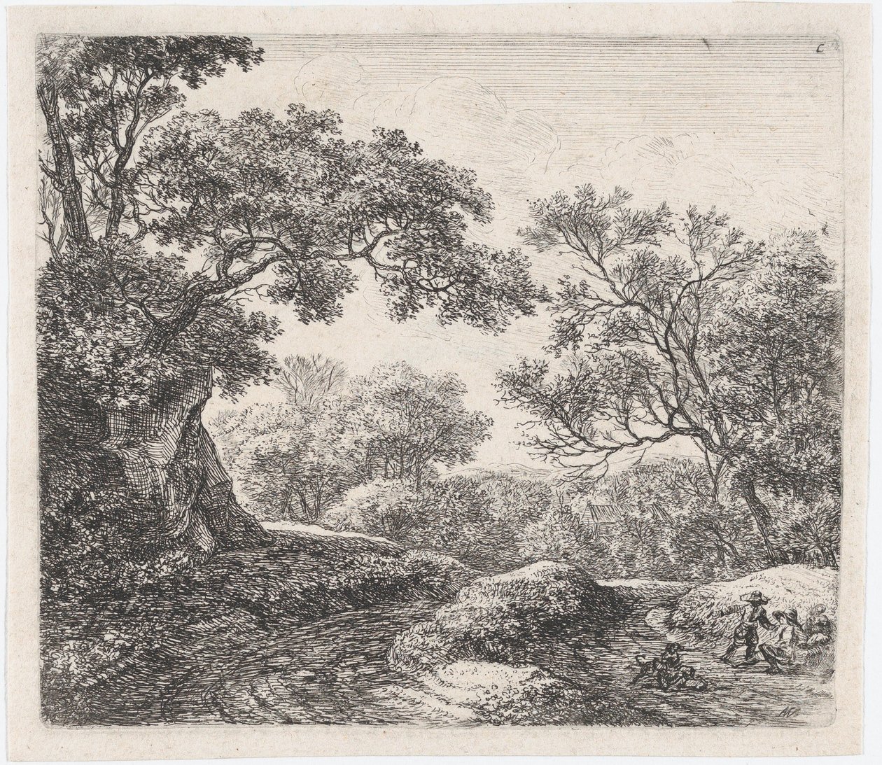 Drei Jungen und ihre Hunde von Anthonie Waterloo