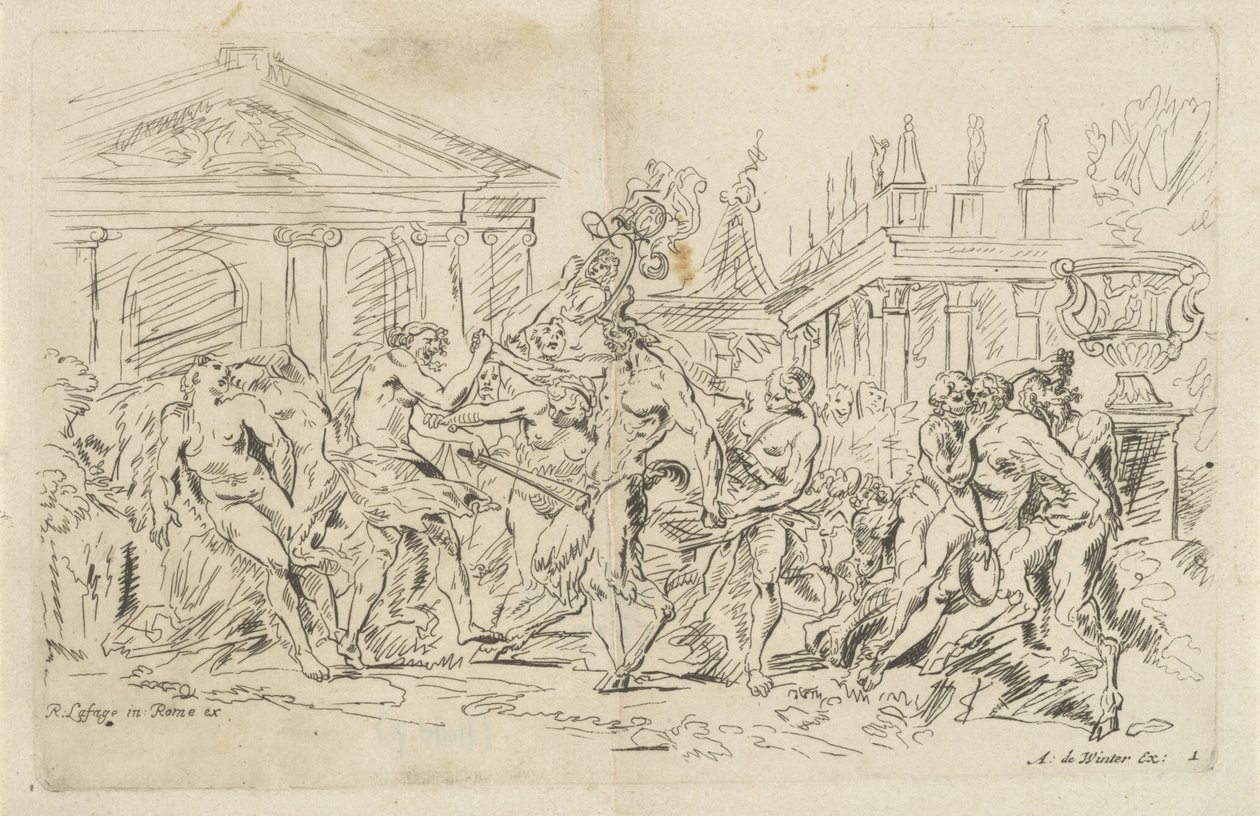 Satyr mit tanzenden Nymphen von Anthonie de Winter