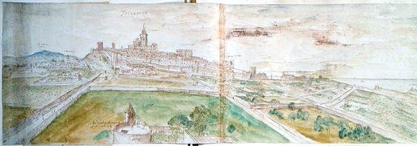 Ansicht von Tarragona von Anthonis van den Wyngaerde