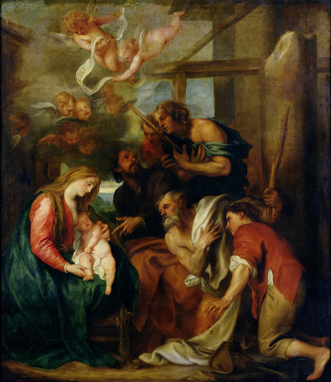 Anbetung der Hirten von Anthony van Dyck