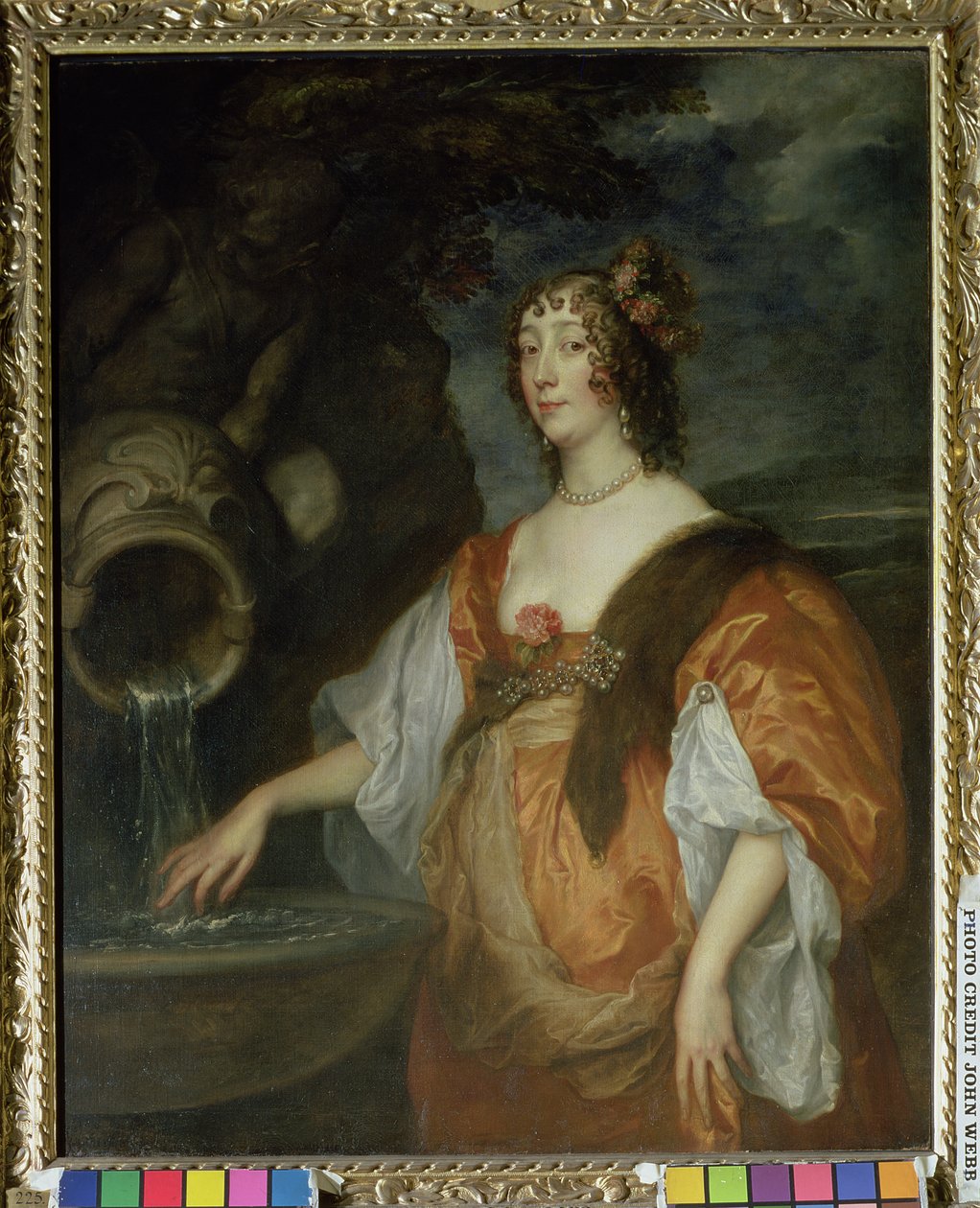 Porträt von Lucy Percy, Gräfin von Carlisle (1599-1660) ca. 1637-40 von Anthony van Dyck