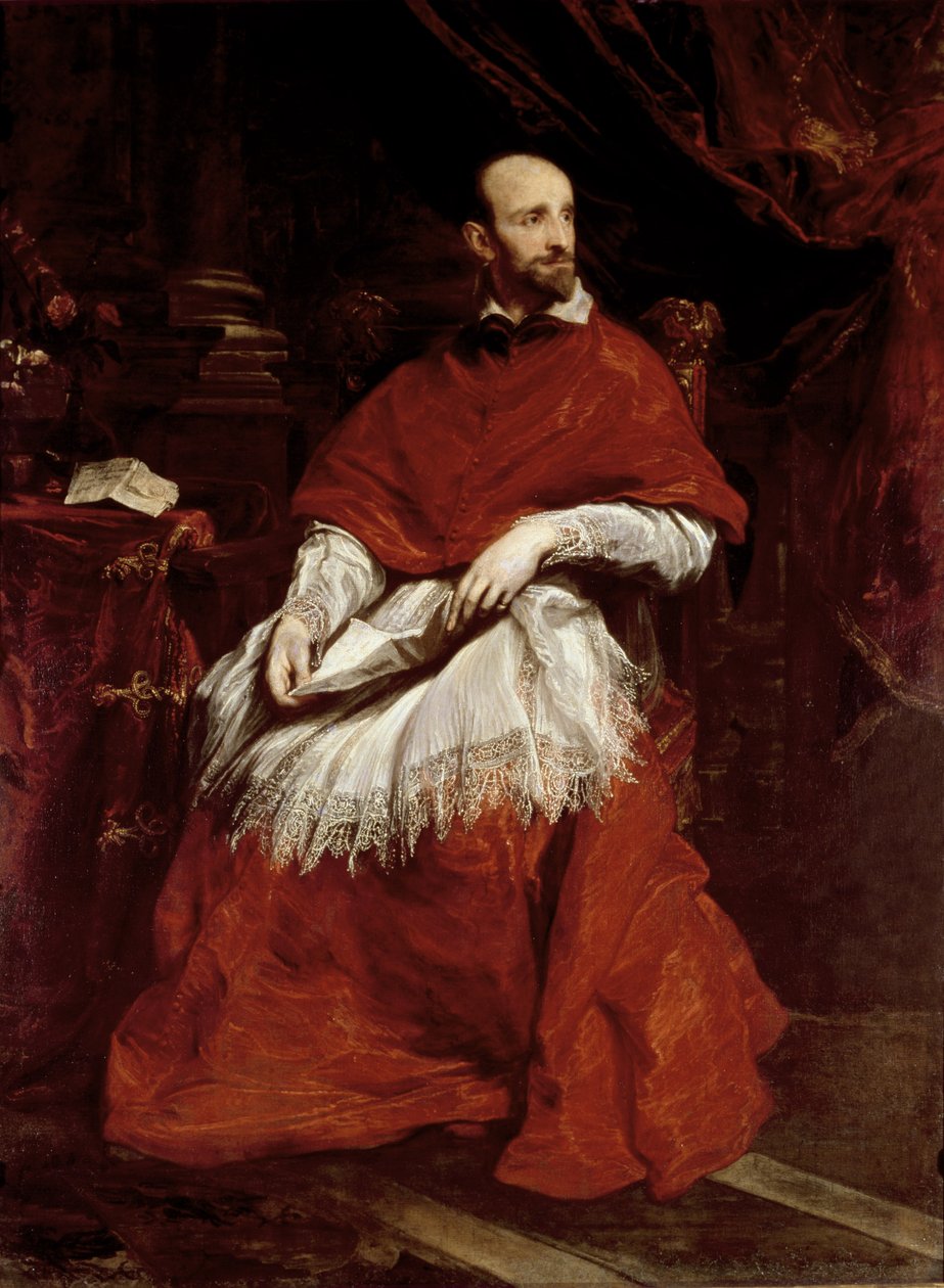 Kardinal Guido Bentivoglio (1579-1644) von Anthony van Dyck