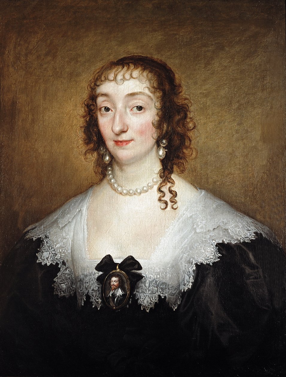 Katherine Manners, Herzogin von Buckingham, ca. 1633 von Anthony van Dyck