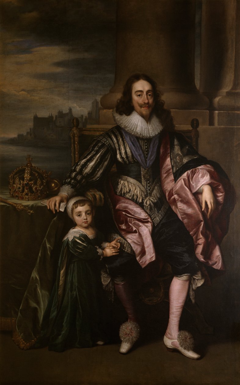 König Karl I. und Prinz Charles von Anthony van (after) Dyck