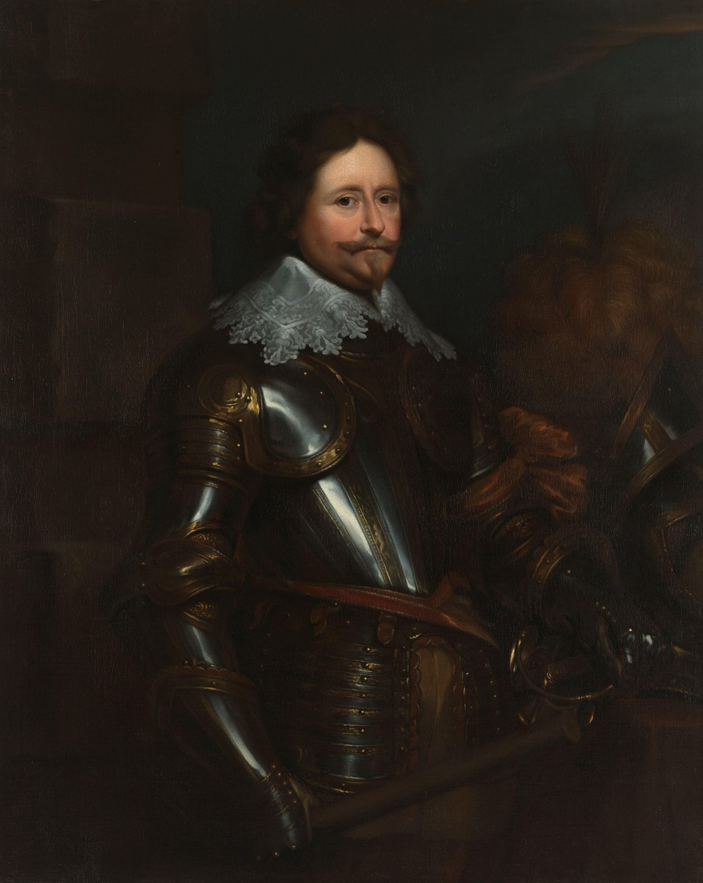 Porträt des Statthalters Frederik Hendrik (1584-1647), Prinz von Oranien von Anthony van Dyck (after)