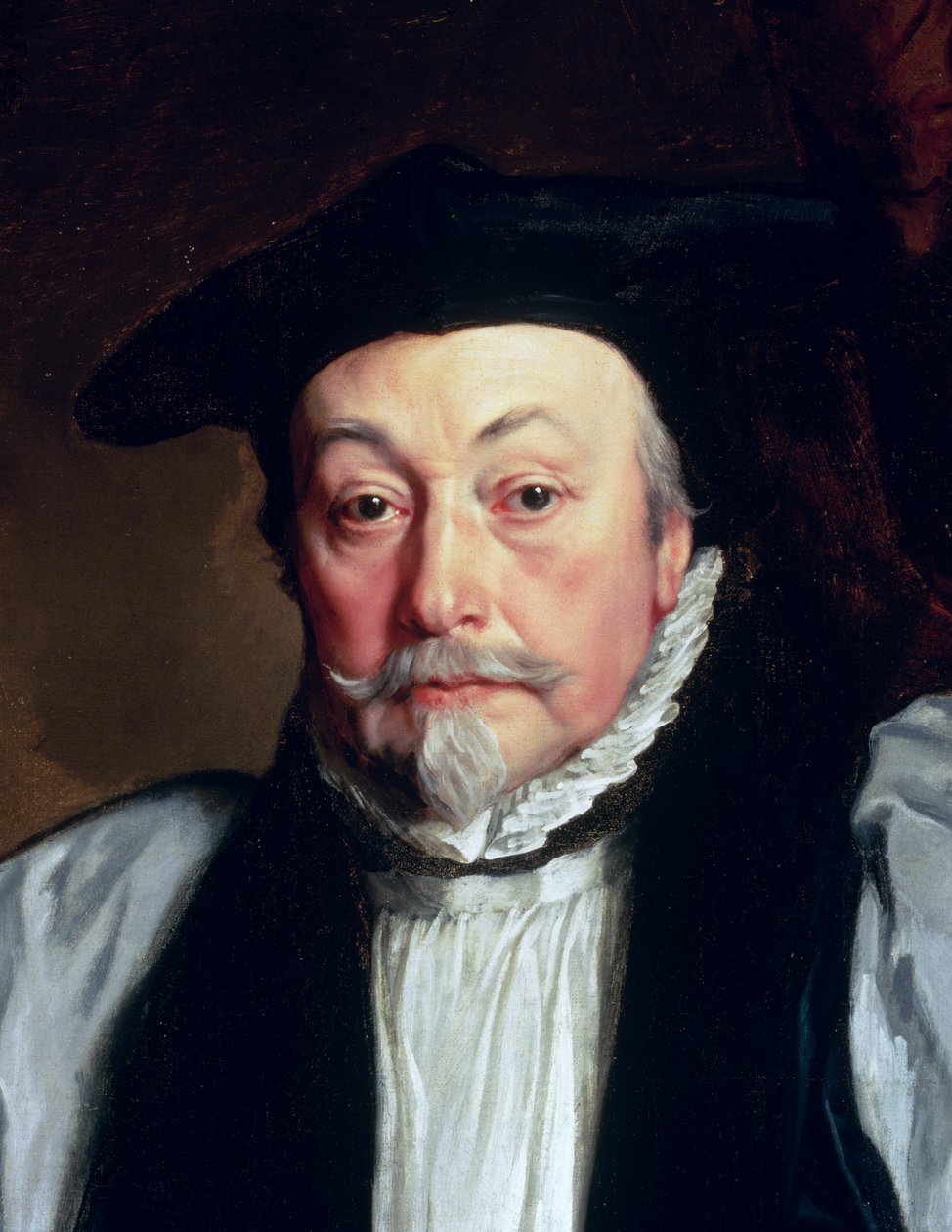 Erzbischof William Laud (1573-1645) ca. 1635-37 (Detail) von Anthony van Dyck