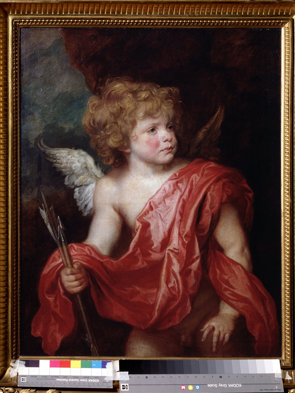 Amor. Gemälde von Sir Anthonis van Dyck (1599-1641) 17. Jahrhundert, Puschkin-Museum, Moskau von Anthony van Dyck