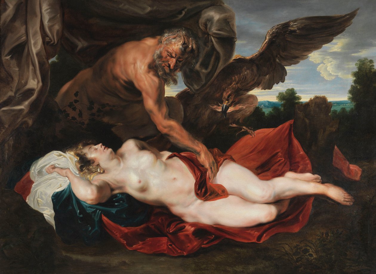 Jupiter und Antiope von Anthony van Dyck