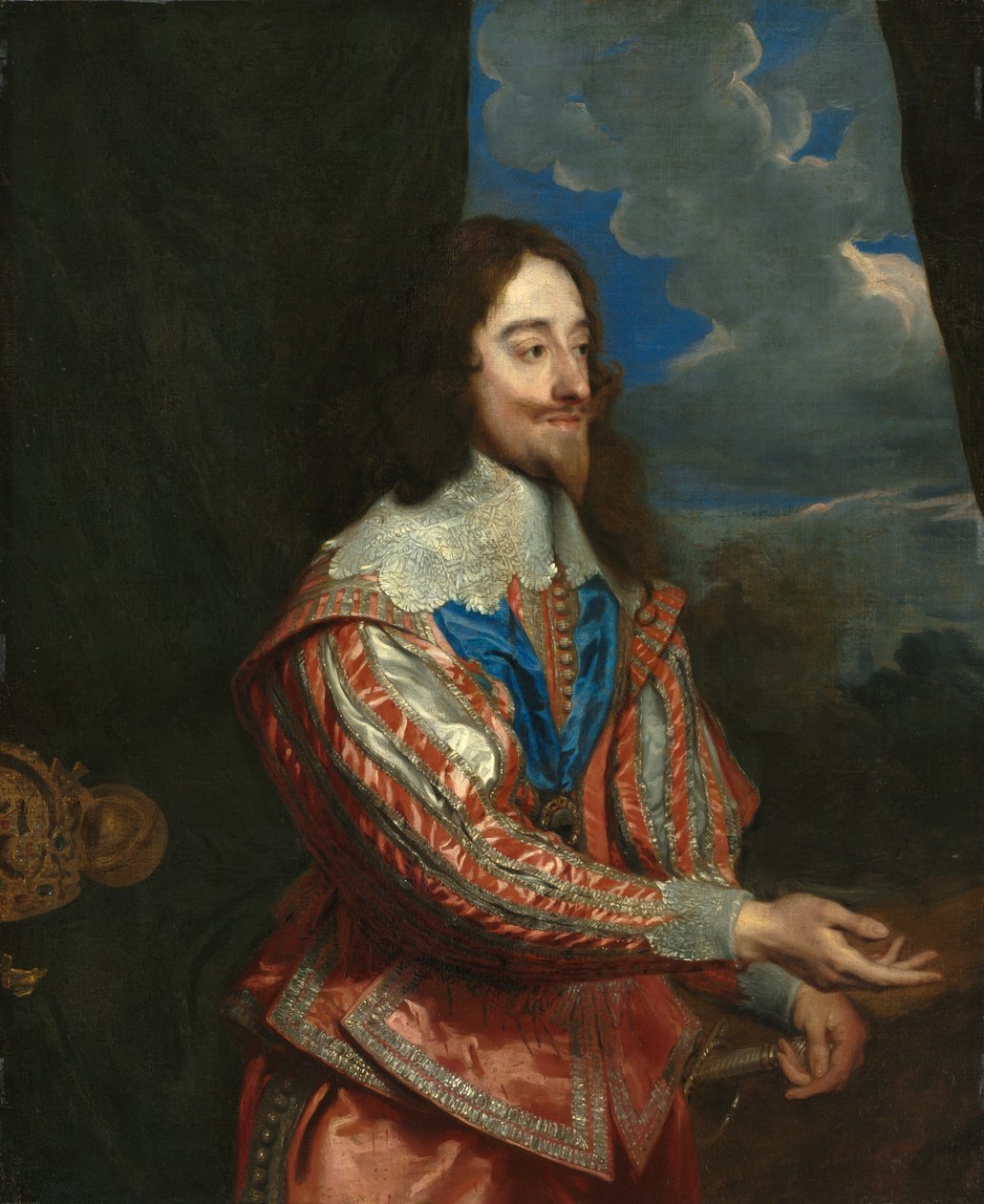 Porträt von Charles I (1600–1649) von Anthony van Dyck