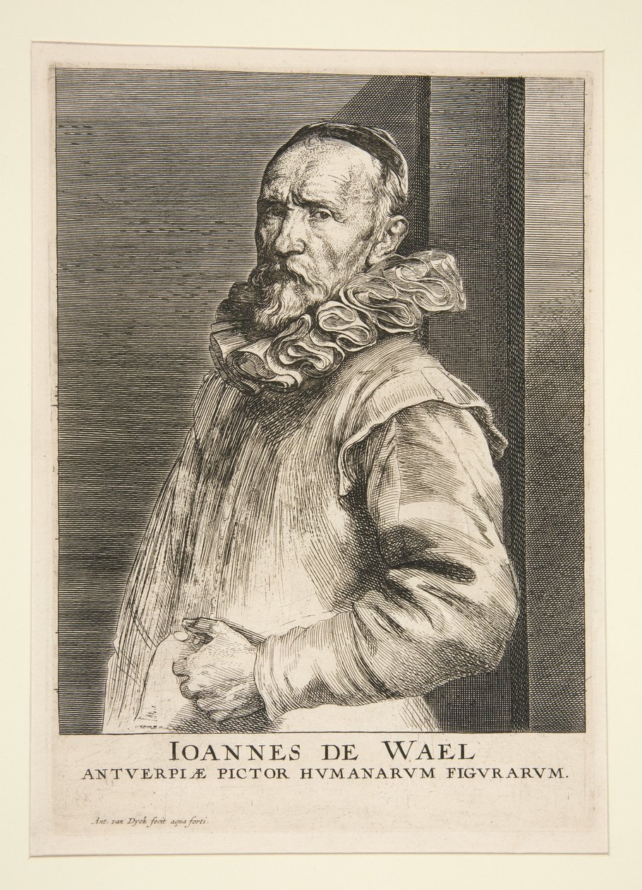 Porträt von Jan de Wael (1558-1633) von Anthony van Dyck