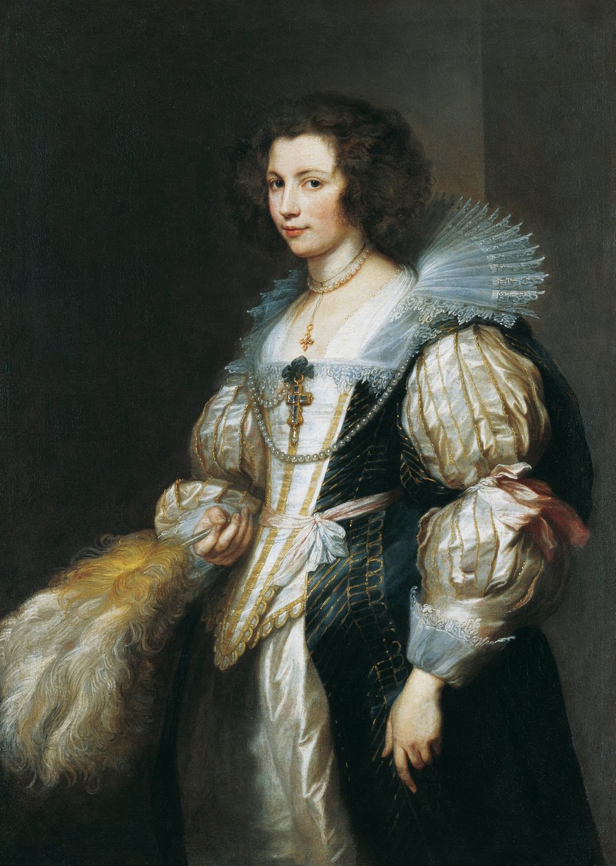 Porträt von Maria Louis de Tassis (1611-1638), Tochter von Kanonikus Antoine de Tassis von Anthony van Dyck