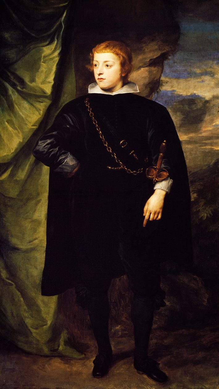 Porträt von Prinz Karl Ludwig von der Pfalz, Gemälde von Anthony van Dyck von Anthony van Dyck