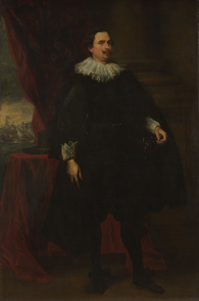 Porträt eines männlichen Mitglieds der Van der Borcht Familie von Anthony van Dyck