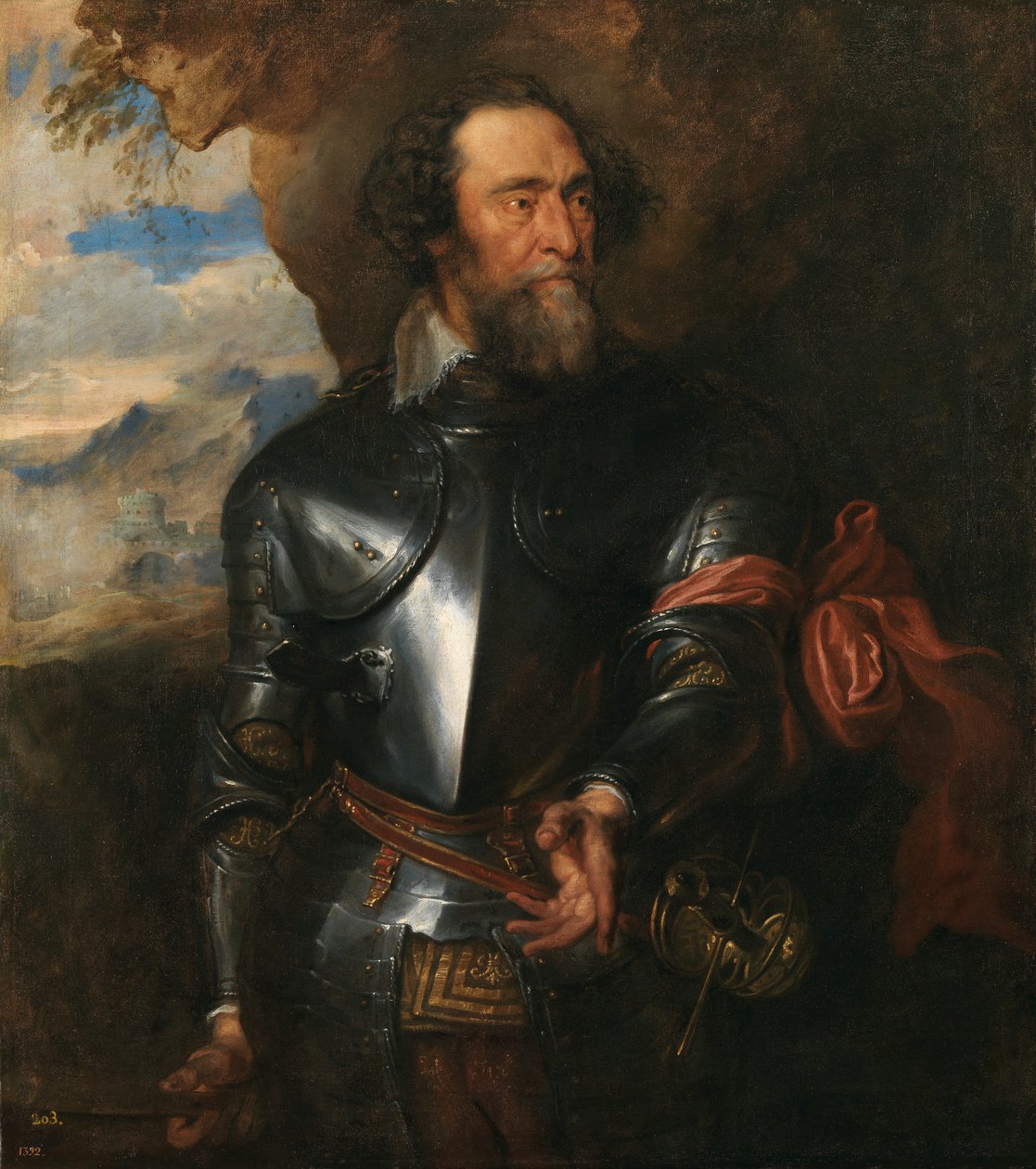 Porträt von Graf Hendrik van den Bergh (1573-1638) von Anthony van Dyck