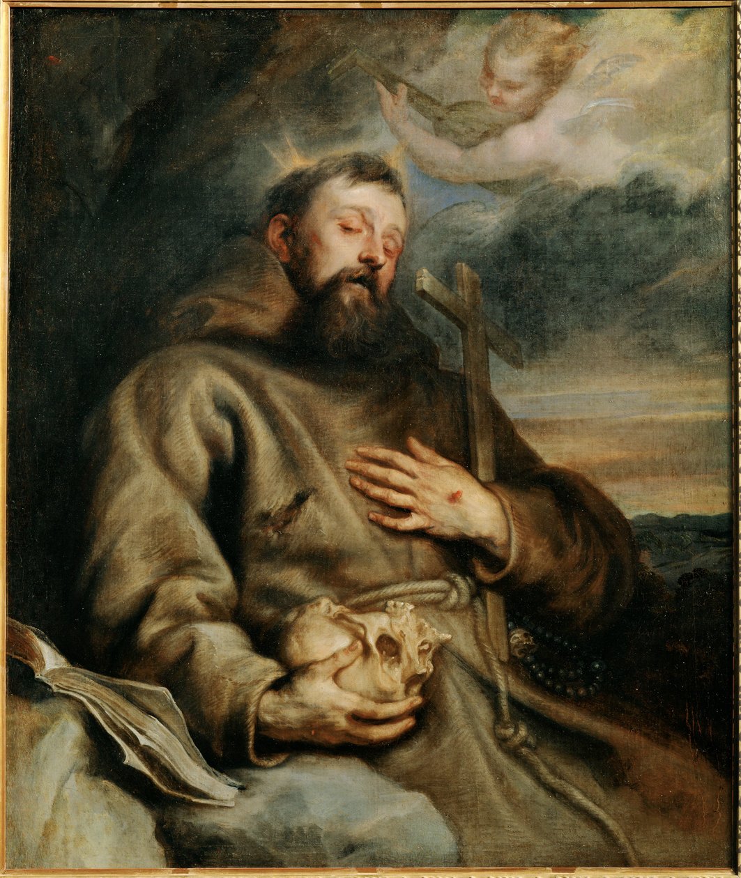 Heiliger Franz von Assisi von Anthony van Dyck