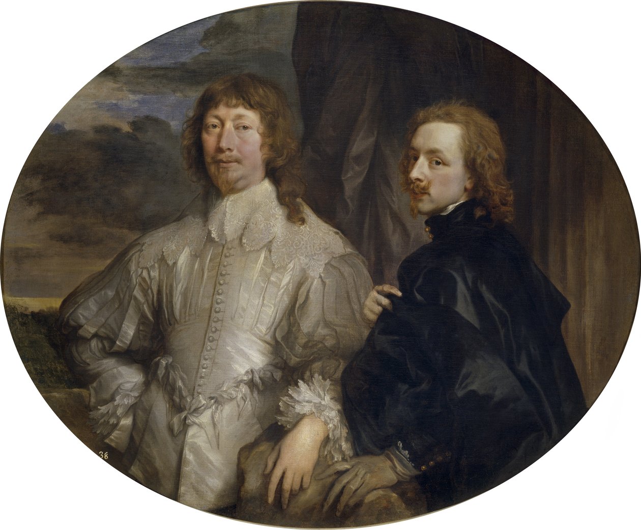 Sir Endymion Porter und Sir Anthony van Dyck von Anthony van Dyck