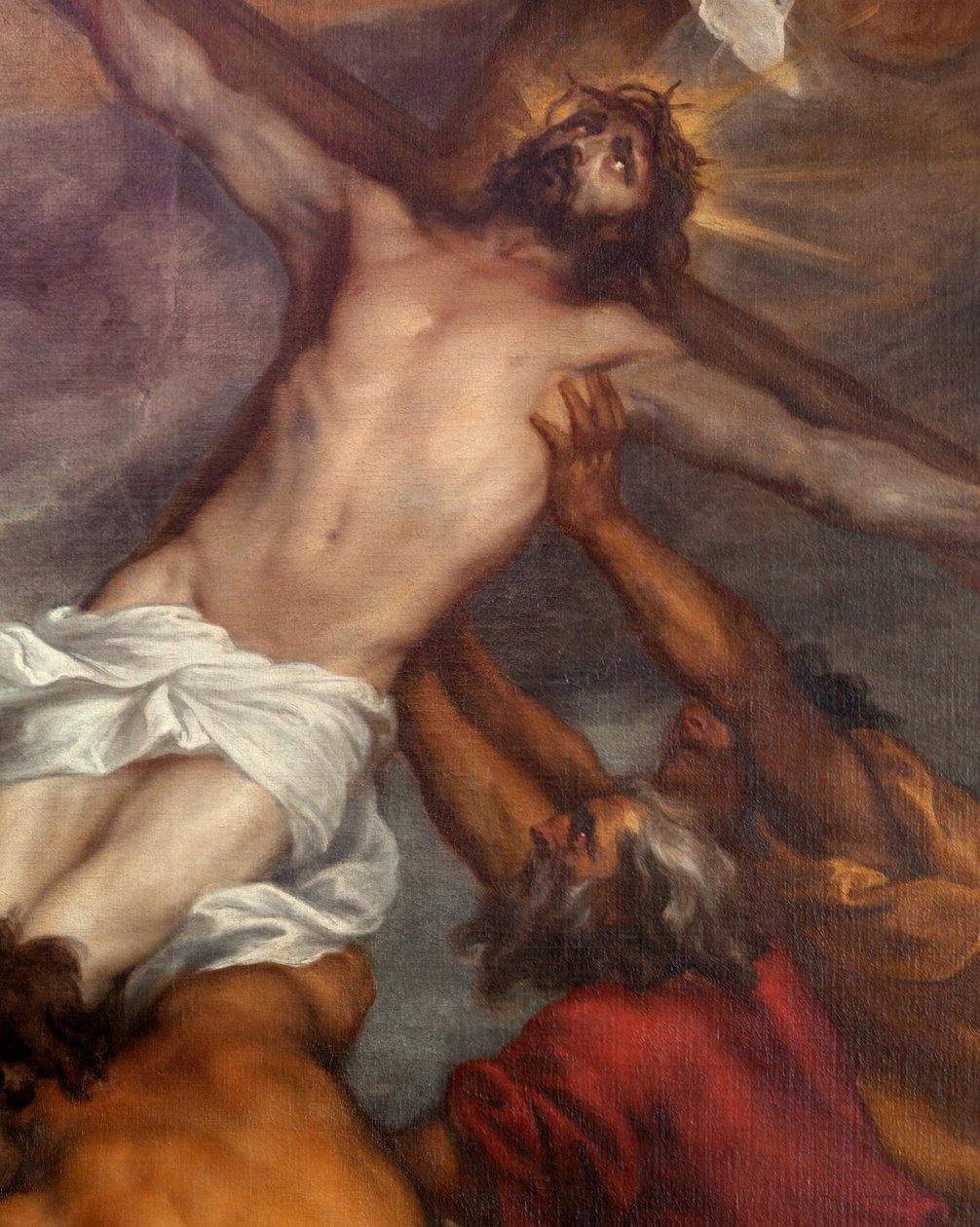 Die Kreuzaufrichtung, vor 1631 von Anthony van Dyck