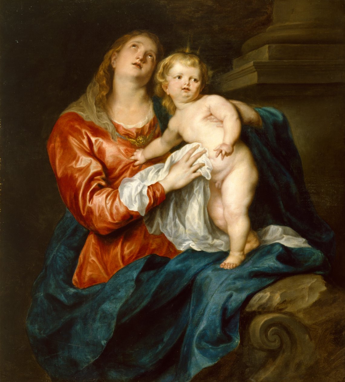 Jungfrau und Kind von Anthony van Dyck