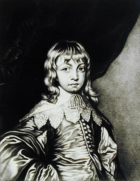 Porträt von George, Herzog von Buckingham (1592-1628) graviert von Robert Dunkarton (1744-c.1817) aus Illustrious Characters in British History (Mezzotint) von Anthony van after Dyck