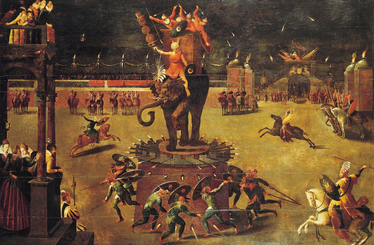 Das Elefantenkarussell von Antoine Caron
