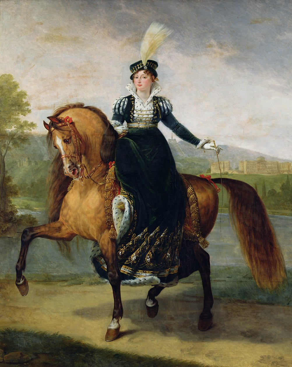Reiterporträt von Catherine de Württemberg von Antoine Jean Gros