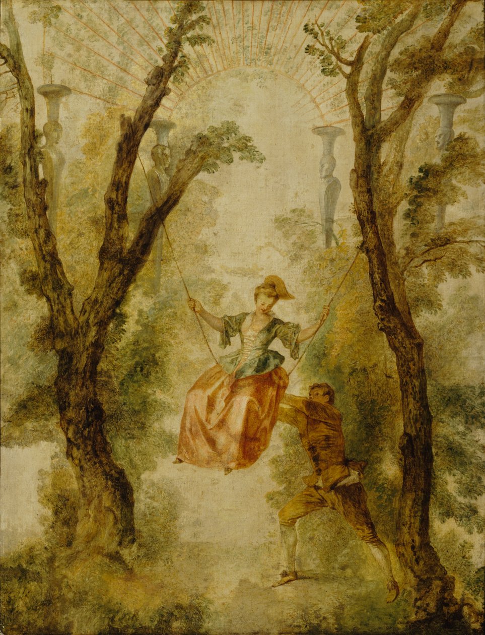 Die Schaukel Suomi von Jean-Antoine Watteau