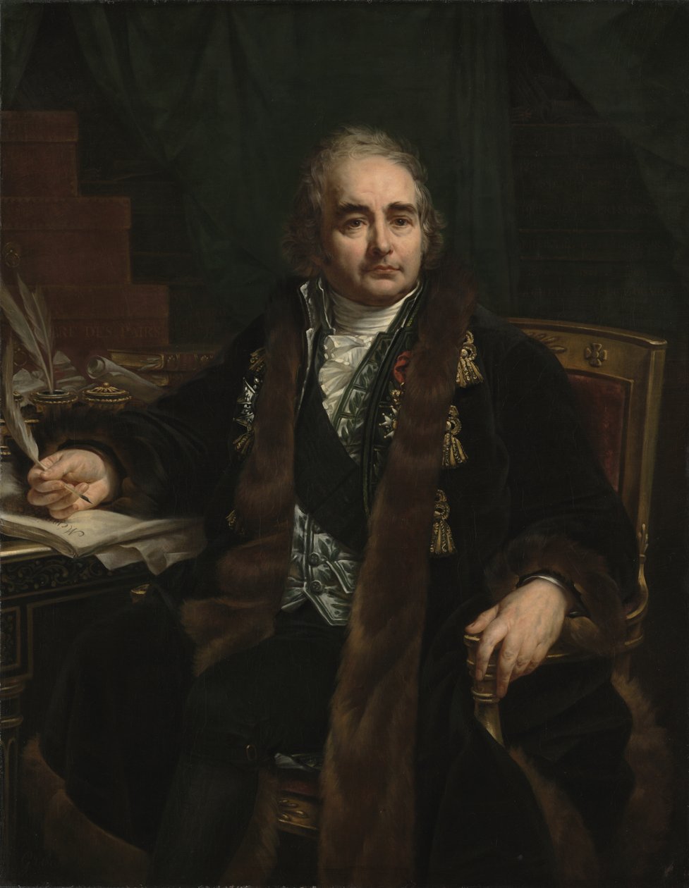 Porträt von Graf Jean-Antoine Chaptal von Antoine-Jean Gros