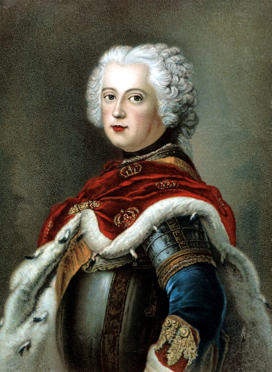 Friedrich II. der Große, König von Preußen von Antoine (after) Pesne
