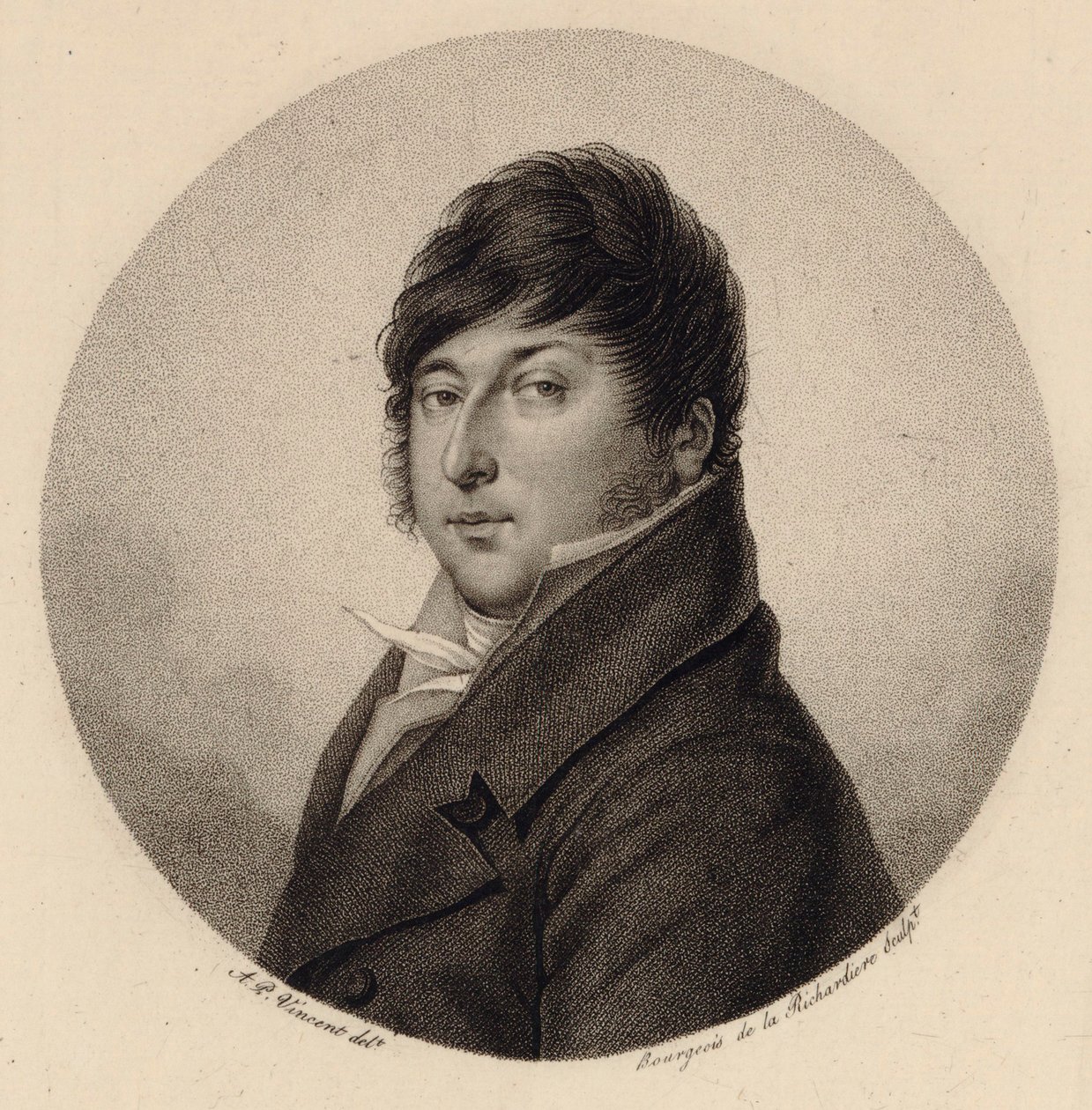 Porträt des Komponisten Rodolphe Kreutzer 1766-1831 von Antoine Achille Bourgeois de La Richardiere