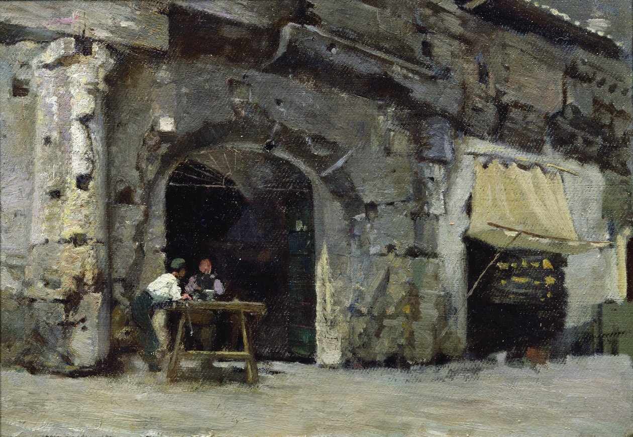 Rom, Dunkle Geschäfte von Antoine Auguste Ernest Herbert or Hebert