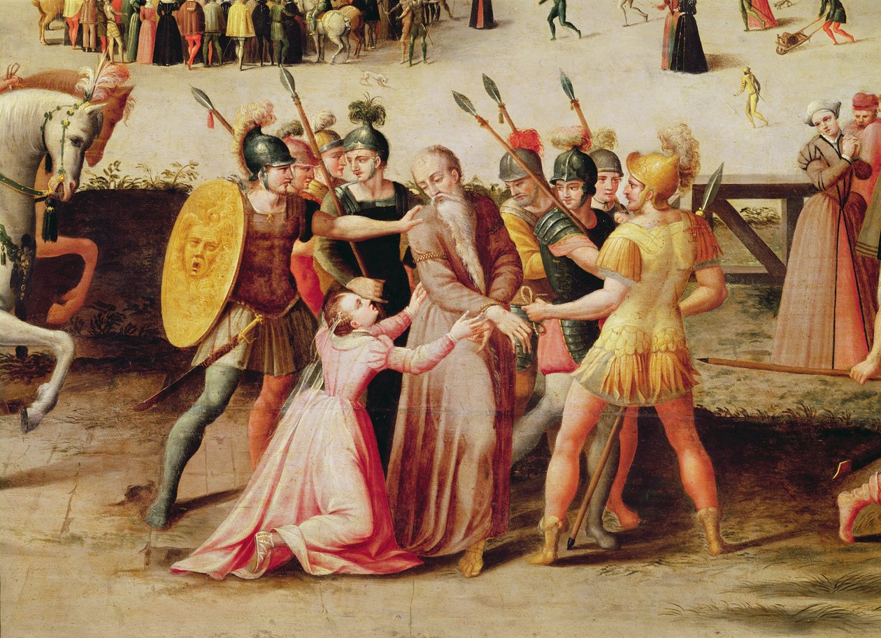 Die Verhaftung von Sir Thomas More 1535 (Detail) von Antoine Caron