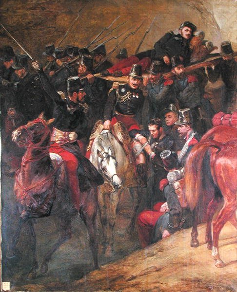 Der Angriff auf Muzayah von Antoine Charles Horace Vernet