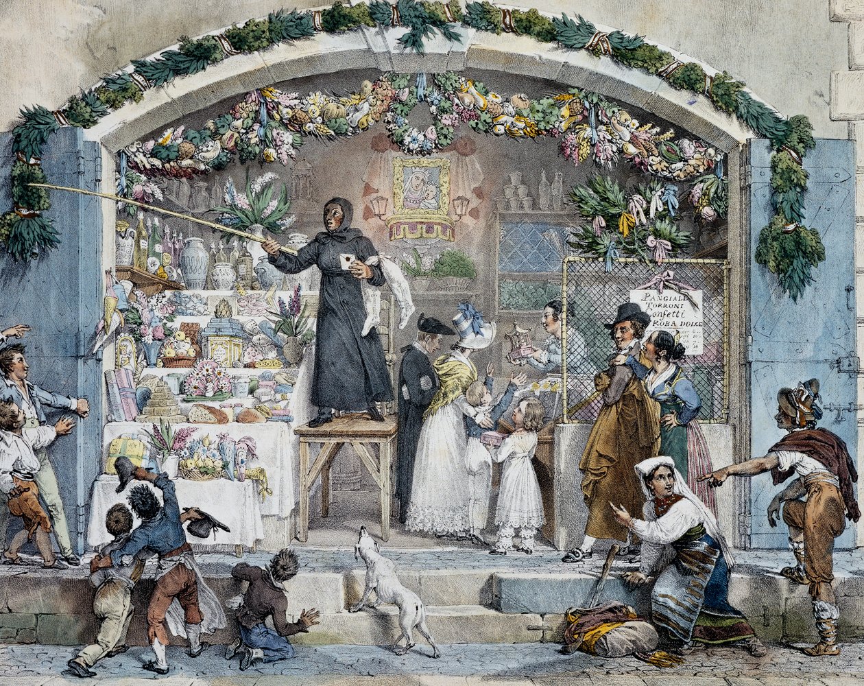 Befana in Rom von Antoine Jean Baptiste Thomas