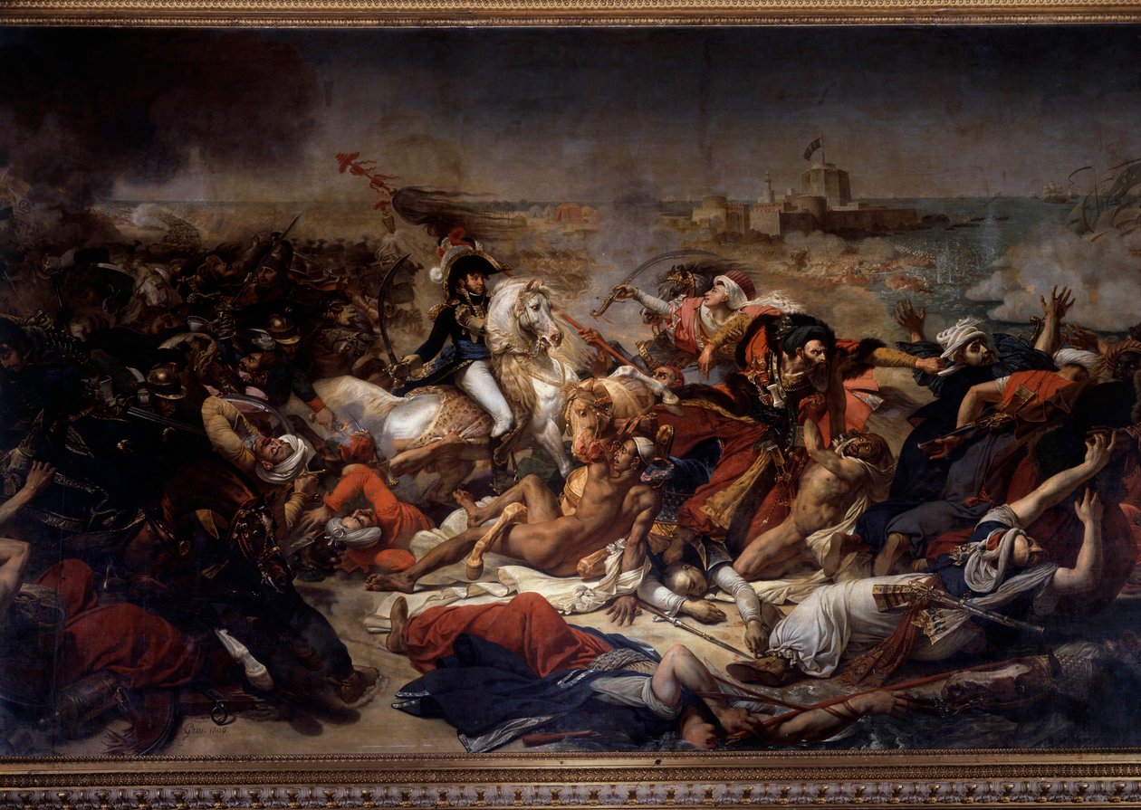 Ägyptische Expedition (1798-1801): Joachim Murat (1767-1815) während der Schlacht von Abukir am 25. Juli von Antoine Jean Gros