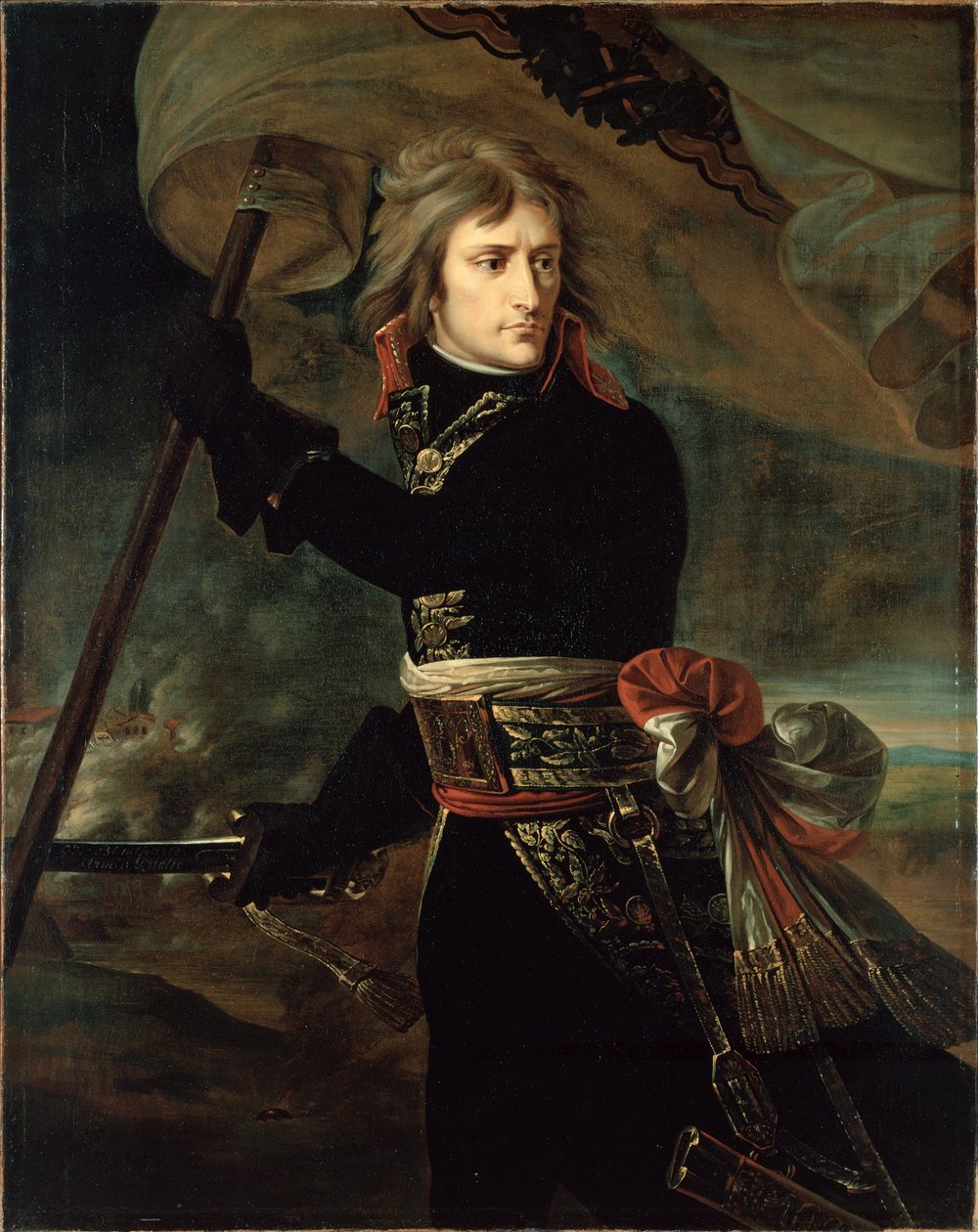 Napoléon Bonaparte auf der Brücke von Arcole von Antoine Jean Gros