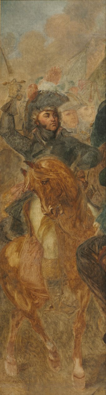 General Jean-Baptiste Kléber (Skizze für "Die Schlacht der Pyramiden") von Antoine Jean Gros