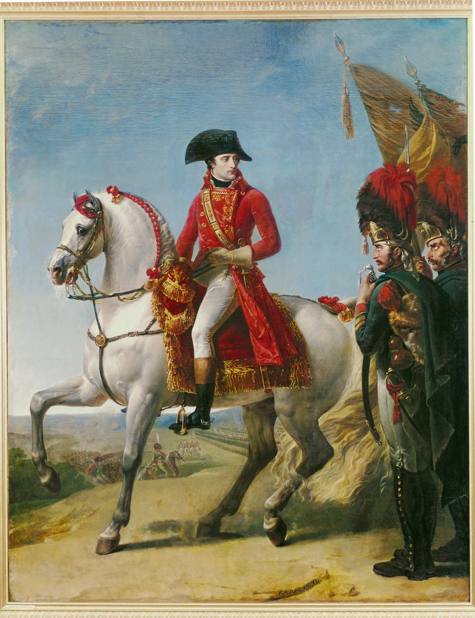 Napoleon Bonaparte, Erster Konsul, nach der Schlacht von Marengo von Antoine Jean Gros