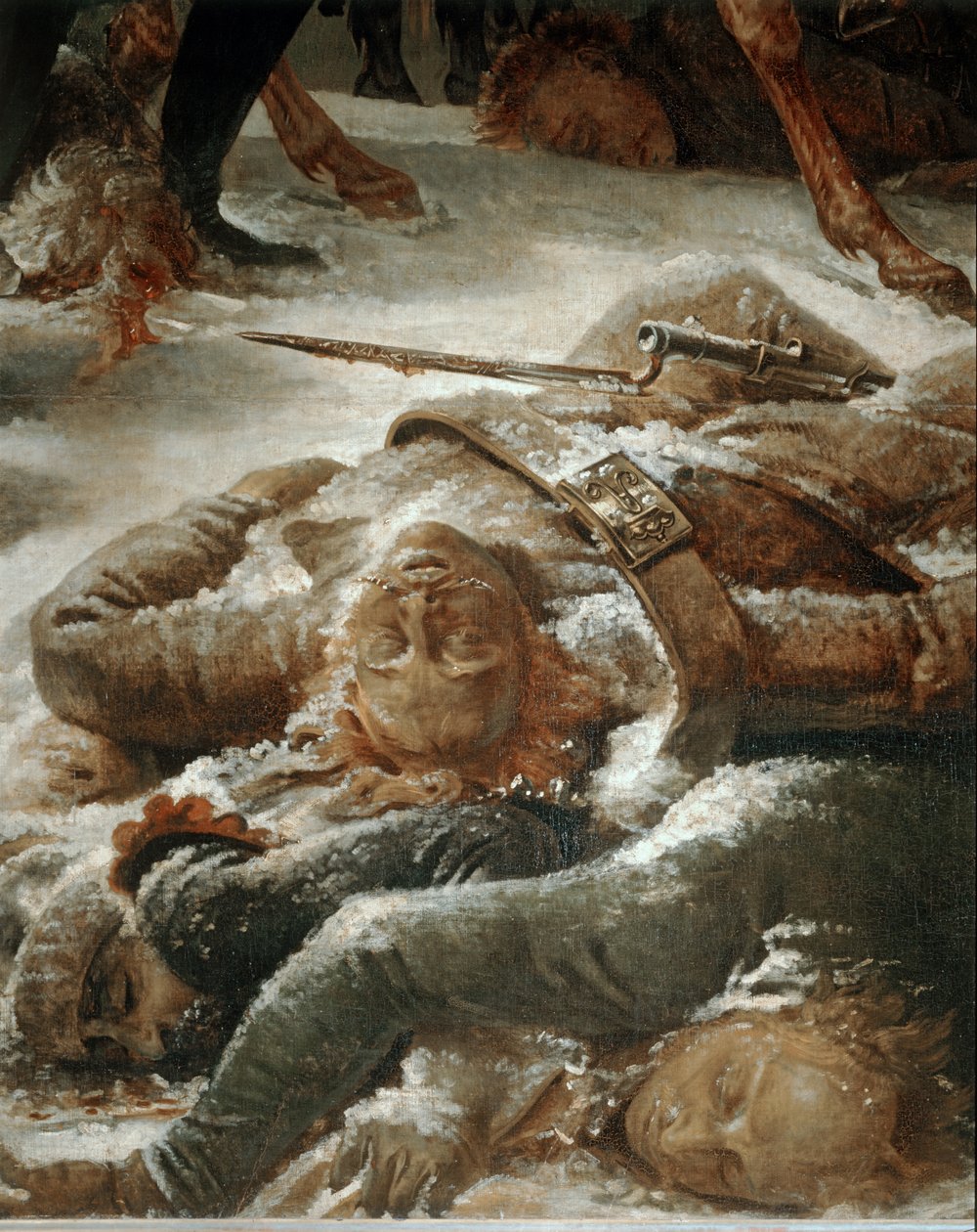 Napoleon auf dem Schlachtfeld von Eylau, errungen am 9. Februar 1807 von den französischen Truppen gegen die Russen und Preußen von Antoine Jean Gros
