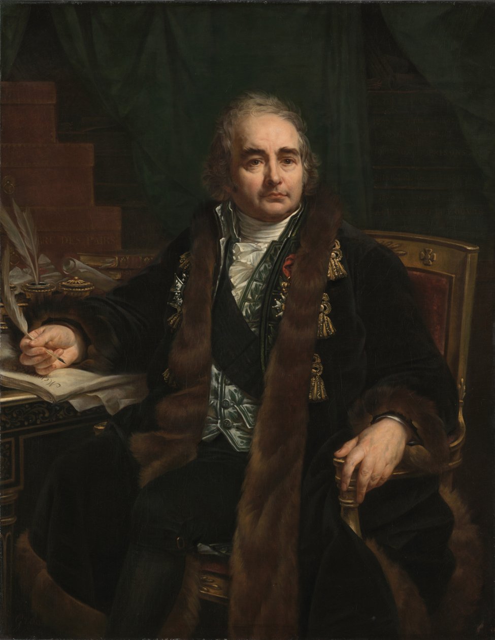 Porträt von Graf Jean-Antoine Chaptal, 1824 von Antoine Jean Gros