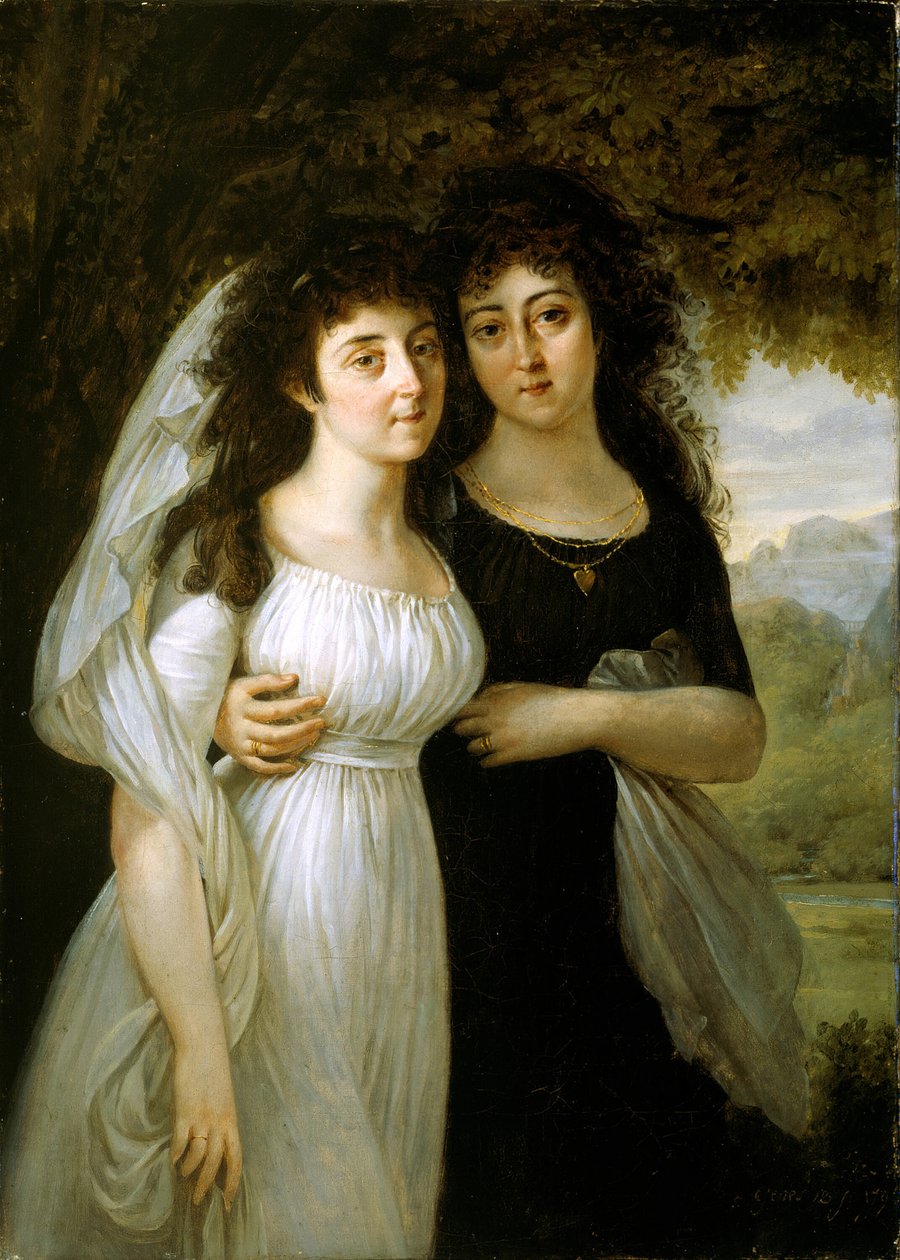 Porträt der Maistre-Schwestern, 1796 von Antoine Jean Gros