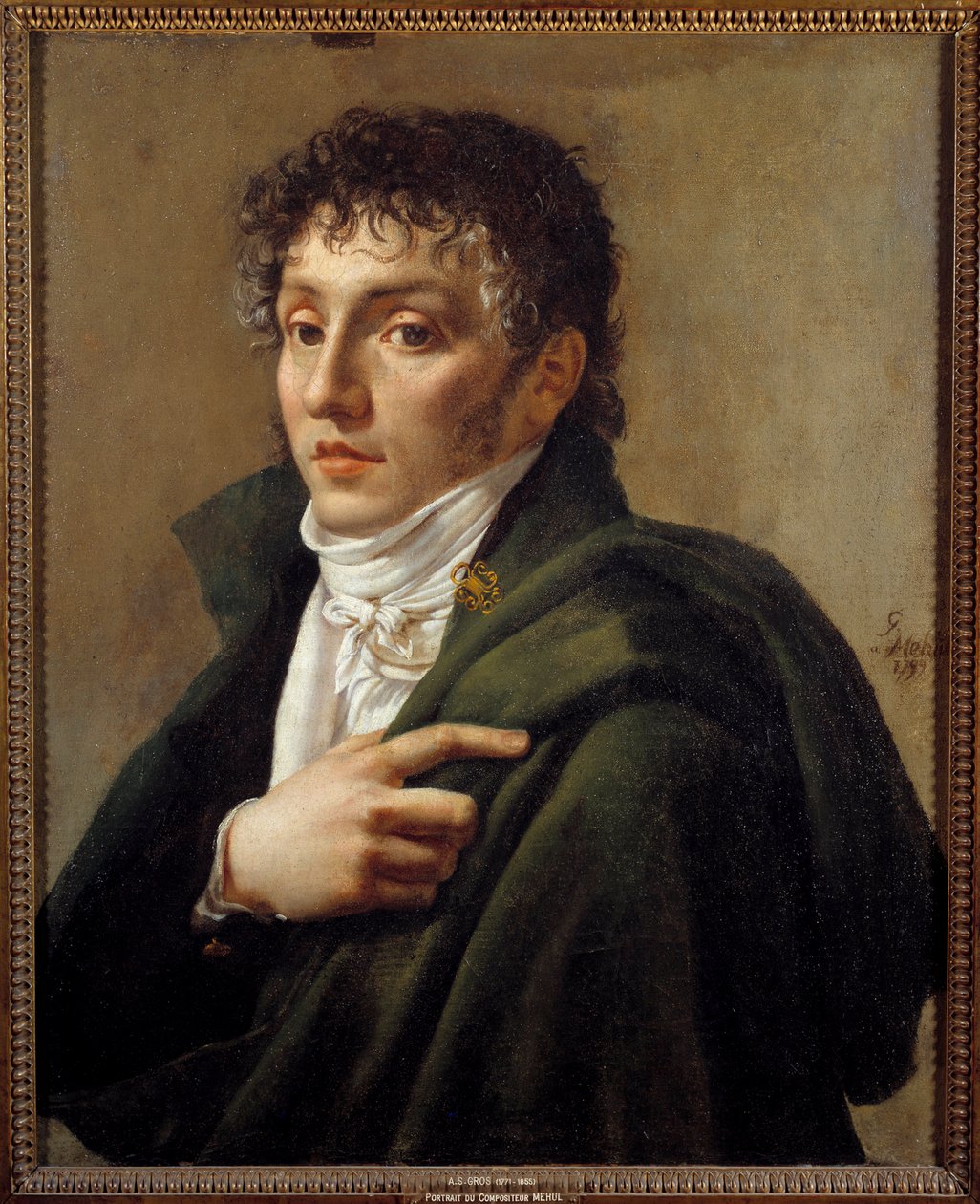 Porträt des Komponisten Etienne Mehul (1763-1817) von Antoine Jean Gros