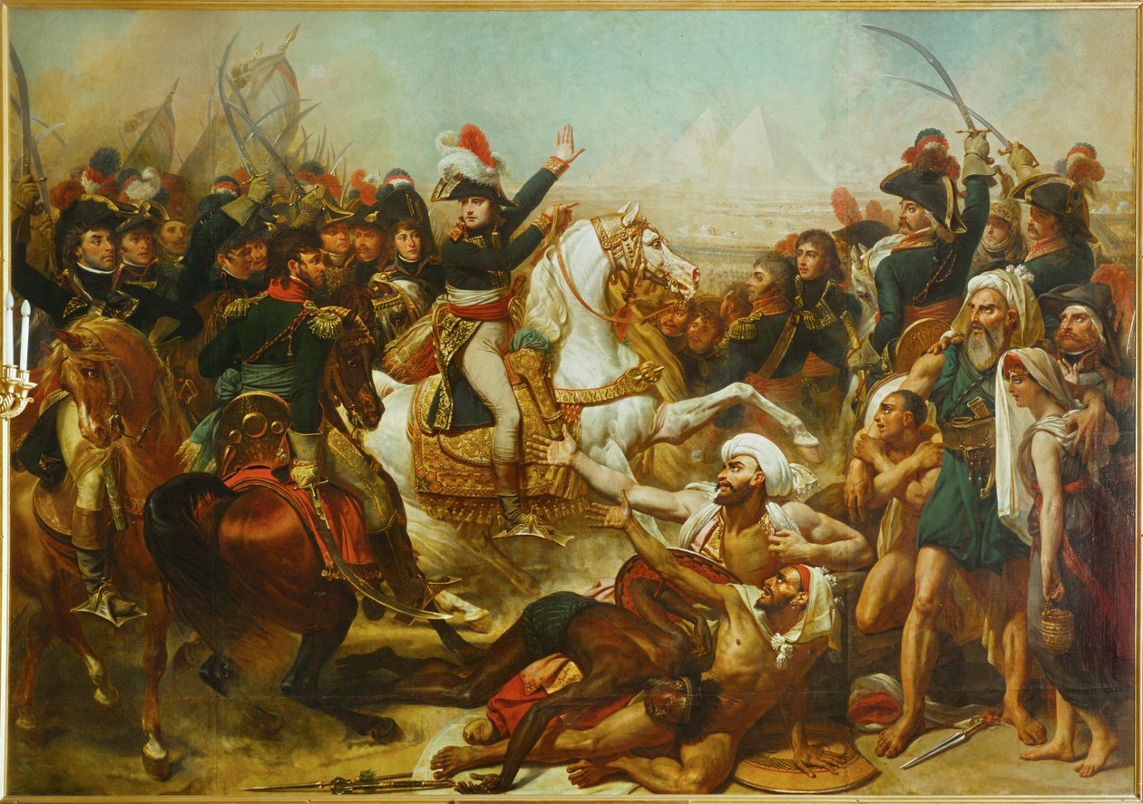 Die Schlacht der Pyramiden von Antoine Jean Gros