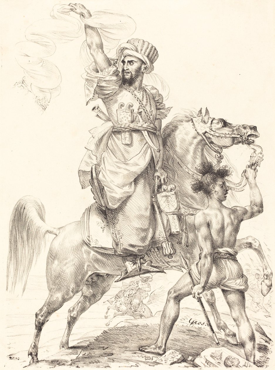 Der Anführer der Mameluken zu Pferd von Antoine Jean Gros
