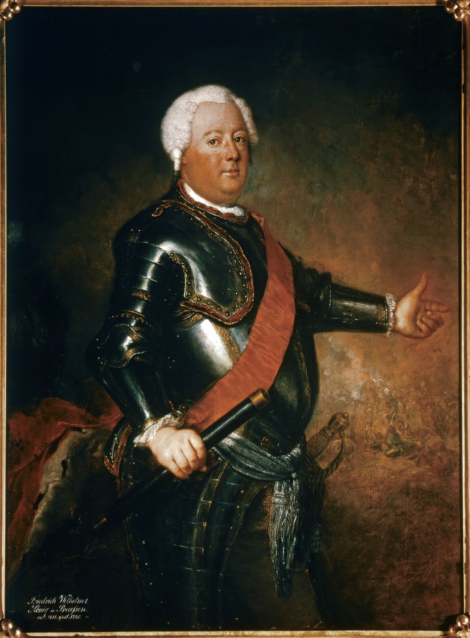 Friedrich Wilhelm I: König von Preußen (1688-1740) von Antoine Pesne