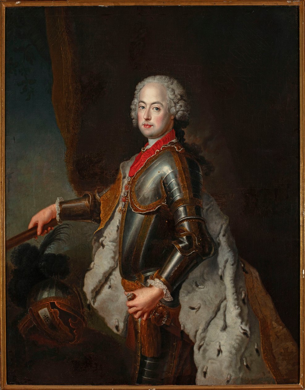Porträt von Karl Alexander von Lothringen (1712-1780) von Antoine Pesne