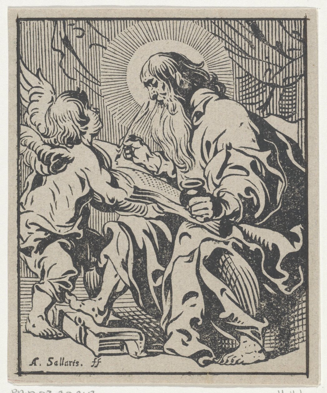 Matthäus der Evangelist (Die vier Evangelisten) von Antoine Sallaert