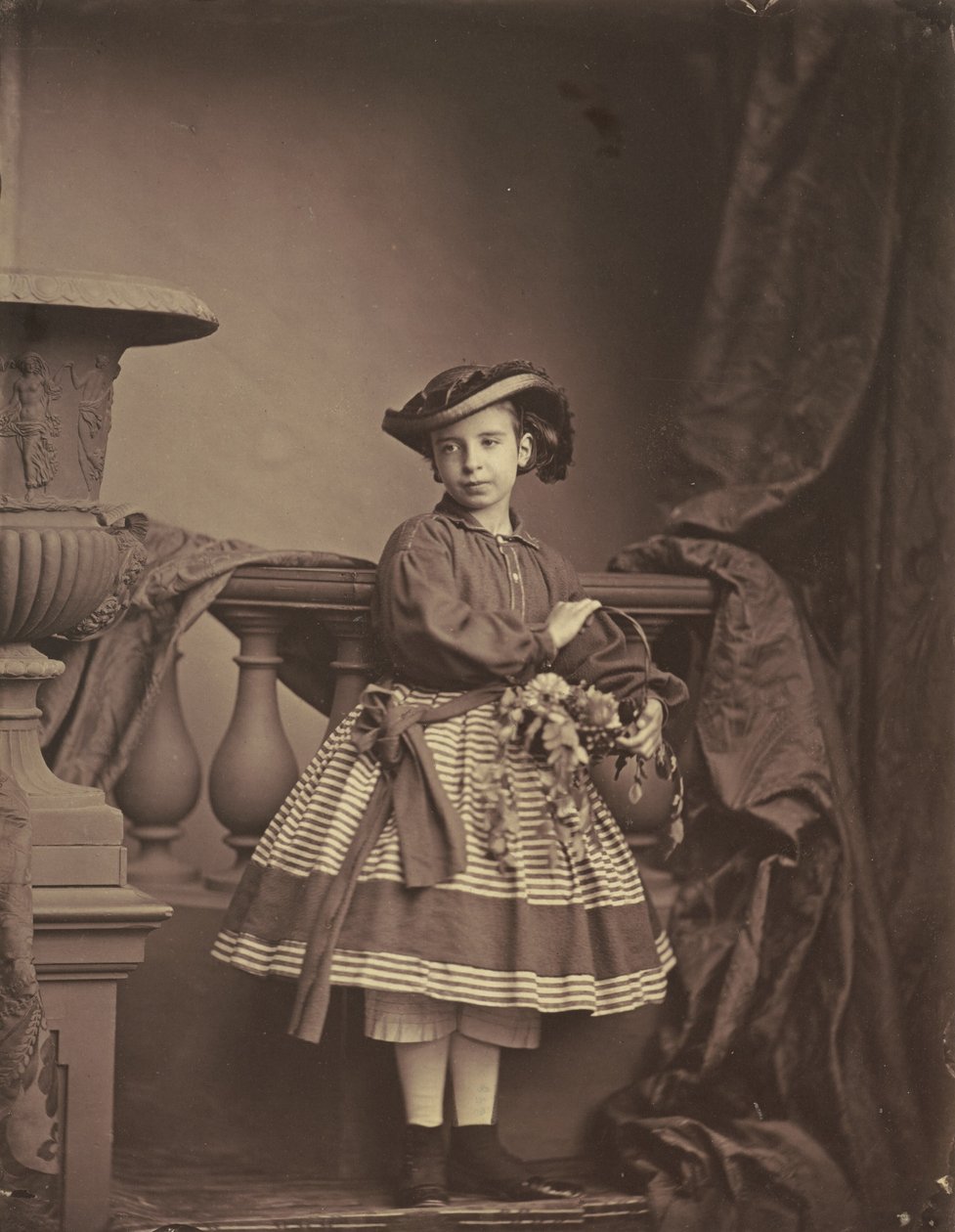Porträt eines Mädchens, ca. 1850er von Antoine Samuel Adam Salomon