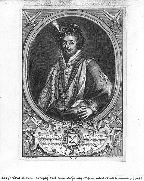 Philippe-Emmanuel de Gondi (1581-1662) Marquis de Belle-Isle von Antoine after Pezey